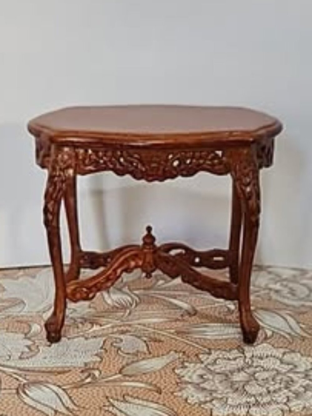 Bespaq Dollhouse Miniature Side Table 1:12 Scale